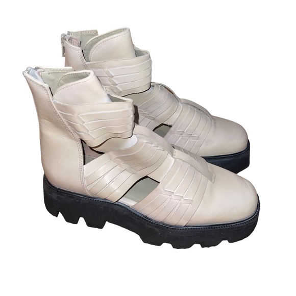 Free‎ People Hydra Huarache
Lugged Edgy Moto Zip Boots size 7.5 NWOB - Picture 5 of 10